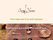 Tablet Screenshot of healthfacts.org